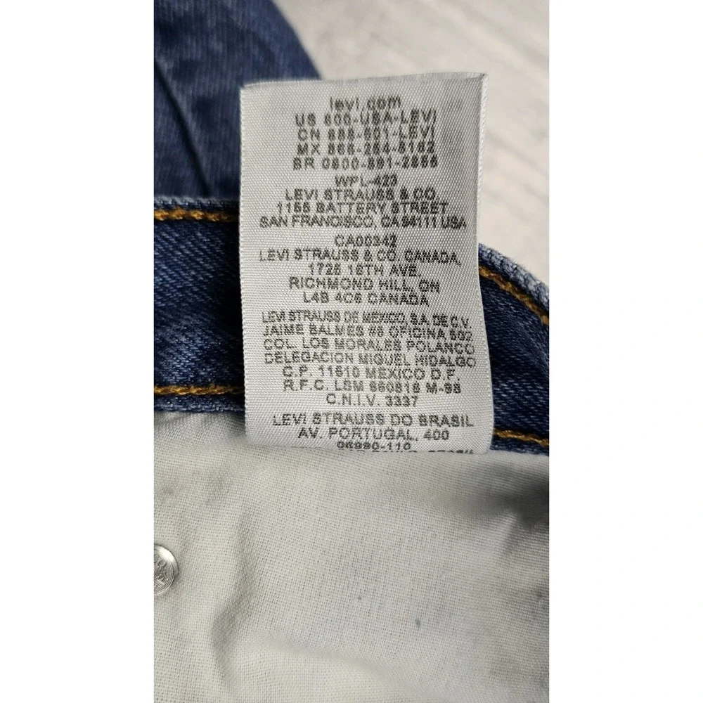 Levis 550‎ Jeans Relaxed Fit Mens 33x28 Y2k Baggy 100% Cotton Medium Wash Denim